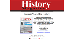 Desktop Screenshot of history-magazine.com